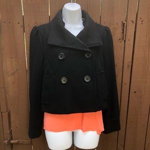 OLD NAVY Black Short Peacoat